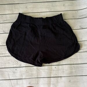 Women's Black Casual Shorts